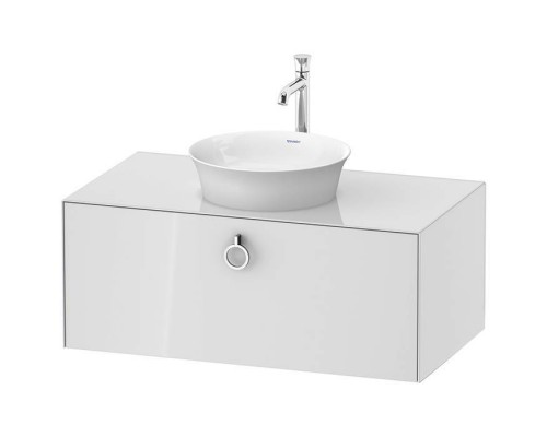 Duravit White Tulip Тумбочка подвесная 100x55х40.8см., раковина, 1 ящик с ручкой, цвет: белый высокоглянцевый. WT498108585,  2362430079