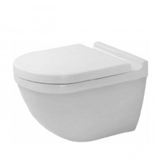 Duravit Starck 3 Комплект: подвесной унитаз 54х36см, сиденье с мягким закрыванием. 42250900A1 (222509+006389)