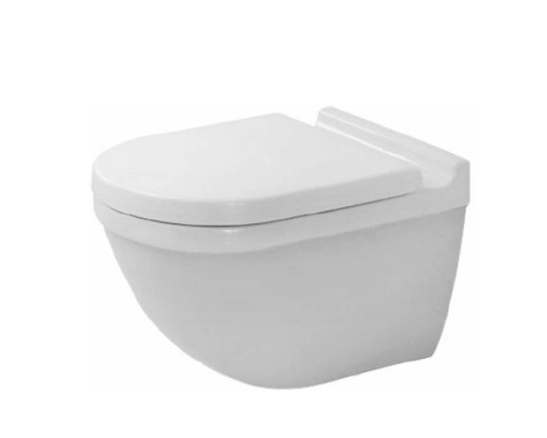 Duravit Starck 3 Комплект: подвесной унитаз 54х36см, сиденье с мягким закрыванием. 42250900A1 (222509+006389)