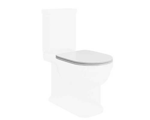 Kerama Marazzi Pompei Сиденье для напольного унитаза, цвет: белое глянцевое. PO.seat.01\WHT Kerama Marazzi Pompei Сиденье для напольного унитаза, цвет: белое глянцевое. PO.seat.01\WHT