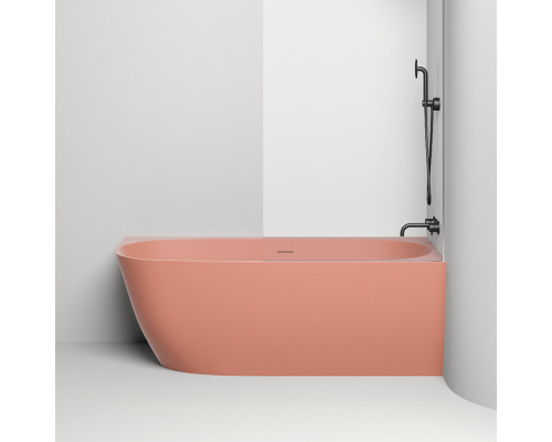 Salini Sofia Corner Right Ванна угловая 170х85х59см, Dx, с донным клапаном, UpDown, сифон, слив-пер, материал: S-stone, цвет: RAL2012. 102524MRF RAL2012