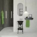 Kerama Marazzi Cono 42 Зеркало 42см., подвесное, цвет: черный матовый. CO.mi.P.42\BLK