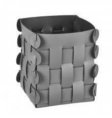 ADJ Корзинка Shlesser, 13x13xH17 см., цвет: серый/черный