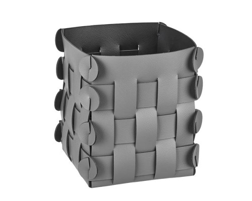 ADJ Корзинка Shlesser, 13x13xH17 см., цвет: серый/черный ADJ Корзинка Shlesser, 13x13xH17 см., цвет: серый/черный