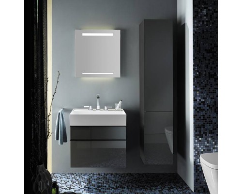 Burgbad Yumo Комплект подвесной мебели 66x47x64 см, цвет: серый. SFKN067 F3194 C0001*1