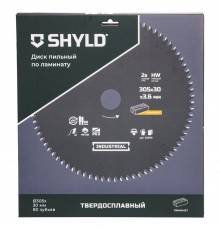 Диск пильный по ламинату SHYLD твердосплавный 305х30 мм, 80 зубьев(20590)