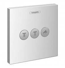 Hansgrohe ShowerSelect Запорный вентиль, с переключением на 3 выхода, цвет: хром	. 15764000