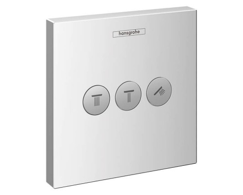 Hansgrohe ShowerSelect Запорный вентиль, с переключением на 3 выхода, цвет: хром	. 15764000