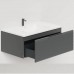 Salini Touch Тумба подвесная 80х50х32см., с раковиной, 1 ящик, гор. фрез., цвет: Anthracite. T800H1AON203