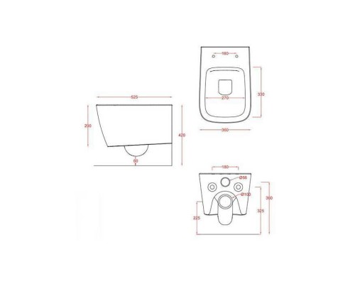 Artceram A16 Унитаз подвесной, 52,5х36см, безободковый, с крепежом, цвет: grigio oliva. ASV003 15 00 Artceram A16 Унитаз подвесной, 52,5х36см, безободковый, с крепежом, цвет: grigio oliva. ASV003 15 00