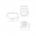 Artceram A16 Унитаз подвесной, 52,5х36см, безободковый, с крепежом, цвет: grigio oliva. ASV003 15 00