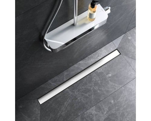 W01SC-U11-090-04SB Трап для душа линейный, универсальный затвор Tile, 90 см W01SC-U11-090-04SB Трап для душа линейный, универсальный затвор Tile, 90 см