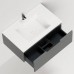 Salini Touch Тумба подвесная 80х50х32см., с раковиной, 1 ящик, гор. фрез., цвет: Anthracite. T800H1AON203