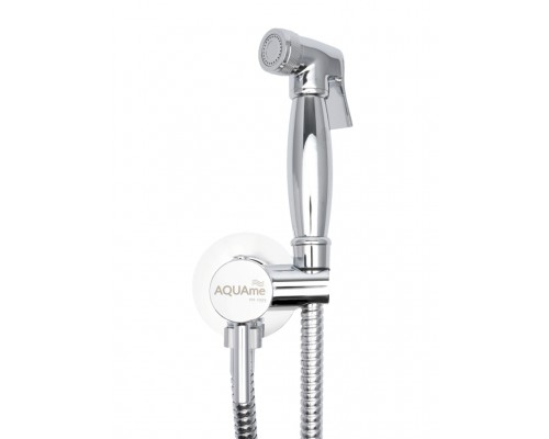 AQM 6010CR Retro Готовый комплект гигиенического душа (скрытый монтаж, латунная лейка), ХРОМ AQM6010CR