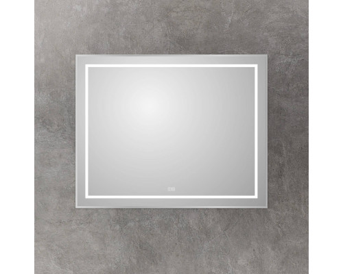 Зеркало BelBagno Kraft 80x100, с подсветкой, с подогревом, сатин
