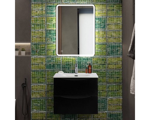 Мебель для ванной комнаты BelBagno Marino-cer-n 60 подвесна, nero lucido Мебель для ванной комнаты BelBagno Marino-cer-n 60 подвесна, nero lucido