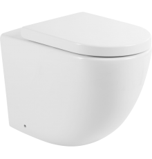 Унитаз приставной BelBagno Sfera-r BB2141CBR безободковый, крышка BB105SC с микролифтом