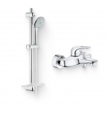 Душевой комплект Смеситель Grohe Eurostyle New 33591003 + Гарнитур Euphoria 110 Massage 27231001
