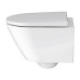 Duravit D-Neo Унитаз подвесной 48х37см, безободковый, сиденье микролифт, цвет: белый. 45880900A1 (2588090000+0021690000)
