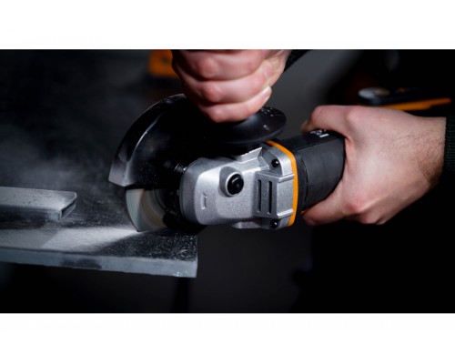 Угловая шлифмашина аккумуляторная WORX WX803, 20В, 125 мм, 1*2,0Ач + 1*4,0 Ач, кейс