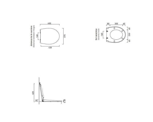 Catalano Italy Сиденье для унитаза с микролифтом быстросъемная, цвет: белый глянцевый. 0751100001