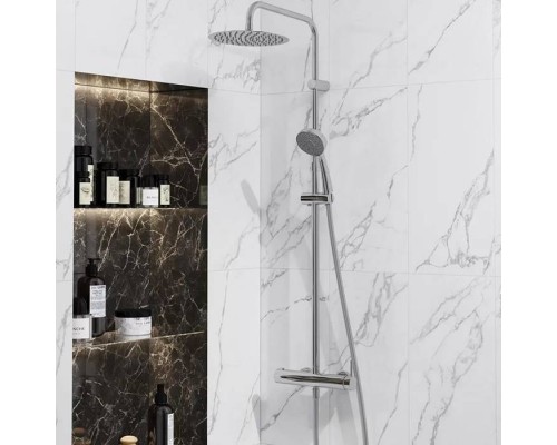 Kerama Marazzi Nota Душевая система с ручным душем на 5 режимов и смесителем механическим, цвет: хром. 8236KM.21.018