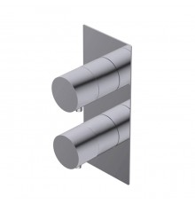 Ritmonio Diametro35 S Смеситель для душа, встраиваемый, термостатический, на 2-3 источника, внешняя часть, цвет: Brushed. PR47HG101IX