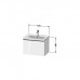 Duravit D-Neo Тумбочка подвесная 63х44x45.2см., раковина, 1 ящик, цвет: белый высокоглянцевый. 2367650000, DE425402222