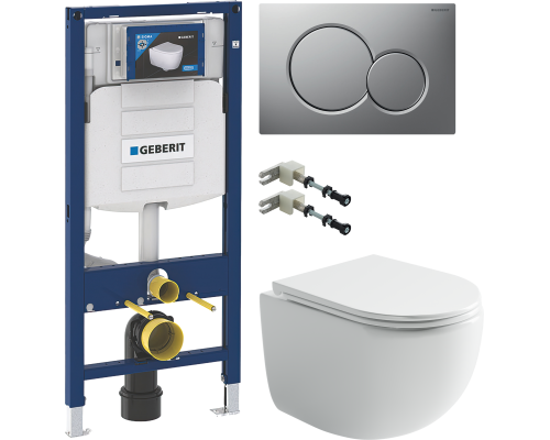 Комплект Унитаз подвесной Ceramicanova UP Rimless CN4007 белый + Инсталляция Geberit Duofix UP 320 111.300.00.5 + Кнопка Sigma 01 115.770.JQ.5 лакированная, матовый хром + Крепления 111.815.00.1 к стене Комплект Унитаз подвесной Ceramicanova UP Rimless CN4007 белый + Инсталляция Geberit Duofix UP 320 111.300.00.5 + Кнопка Sigma 01 115.770.JQ.5 лакированная, матовый хром + Крепления 111.815.00.1 к стене