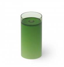 Dea Design Pedestal Basin Раковина 40х40х82см., напольная, без отв., Glasstek, прозрачная смола, цвет: Emerald R3. DD2012 400 R3