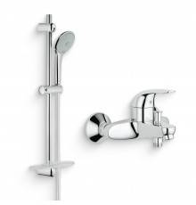 Душевой комплект Смеситель Grohe Euroeco 32743000 + Гарнитур Euphoria 110 Massage 27231001