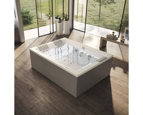 Jacuzzi Sharp Extra Ванна 200х150х65см, со смесителем, Rainbow+ Clean System, цвет: белый. SHA401E0A00 Jacuzzi Sharp Extra Ванна 200х150х65см, со смесителем, Rainbow+ Clean System, цвет: белый. SHA401E0A00