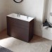 NOORTH milldue edition TOUCH Комплект мебели 100х40х88см, напольный, 3 ящика, слив в пол, раковина Milltek, смеситель H2O, цвет: Fango матовый. 9612, 2917.2.21