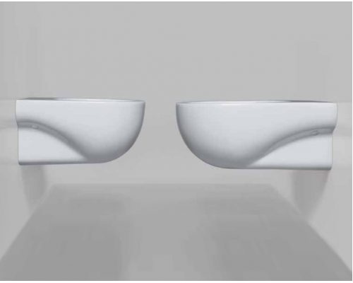 Azzurra Nuvola Биде подвесное 55x35xH25 см c 1 отв., с креплением KIT2000CF, цвет: Bianco lucido. NUBKS000000MBI/(NUV500/SOSK bi)*1 Azzurra Nuvola Биде подвесное 55x35xH25 см c 1 отв., с креплением KIT2000CF, цвет: Bianco lucido. NUBKS000000MBI/(NUV500/SOSK bi)*1