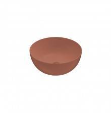 Globo T-Edge Раковина-чаша 37х16 см, без отв., на столешницу, цвет: mattone. B6T37.MT*0