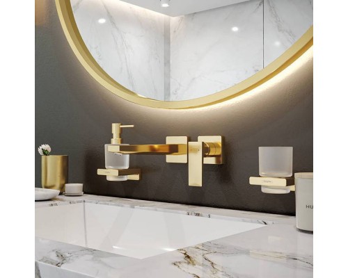 Hansgrohe AddStoris Диспенсер для жидкого мыла, цвет: полированное золото. 41745990 Hansgrohe AddStoris Диспенсер для жидкого мыла, цвет: полированное золото. 41745990