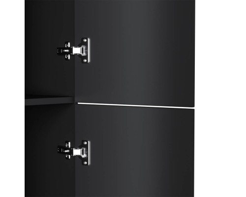 M90CHR0306BM Шкаф-пенал, подвесной, правый, 30 см, push-to-open, черный матовый M90CHR0306BM Шкаф-пенал, подвесной, правый, 30 см, push-to-open, черный матовый