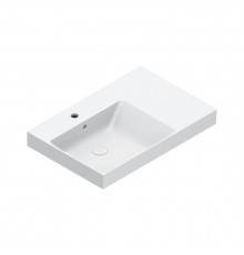 Catalano Zero Раковина 75x50см чаша слева, с 1 отв., цвет: белый глянцевый. 0120791001