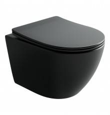 Подвесной унитаз Ceramicanova Uno смыв Торнадо CN11001TMB черный матовый