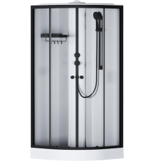 Душевая кабина AM.PM X-Joy W94C-401-090BT 90х90 см, низкий поддон, матовый черный