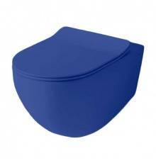Artceram FILE 2.0 Унитаз подвесной Rimless 36x52 см, цвет: Blu zaffiiro