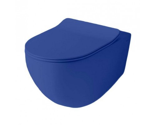 Artceram FILE 2.0 Унитаз подвесной Rimless 36x52 см, цвет: Blu zaffiiro