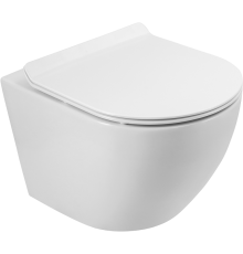 Унитаз подвесной BelBagno Sfera-r BB046CH-TOR безободковый, крышка BB2111SC с микролифтом