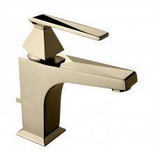 Nicolazzi Vincent Смеситель для раковины, 1 отв., с донным клапаном, цвет: English Gold. 3002GF35
