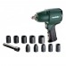 Гайковерт пневматический Metabo DSSW 360 Set 1/2" + 10 головок