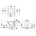 Duravit D-Neo Унитаз подвесной 48х37см, безободковый, сиденье микролифт, цвет: белый. 45880900A1 (2588090000+0021690000)