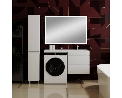 Мебель для ванной комнаты Style Line Даллас 120 R Люкс Plus подвесная, белая, зеркало DIWO Дмитров Мебель для ванной комнаты Style Line Даллас 120 R Люкс Plus подвесная, белая, зеркало DIWO Дмитров