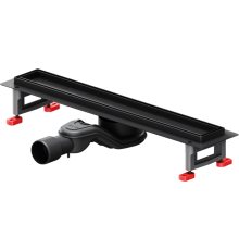 Душевой трап (лоток) AM.PM MasterFlow Tile 50 см, черный матовый