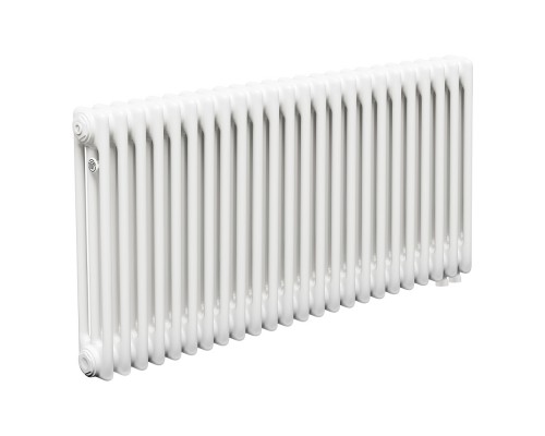 Трубчатый радиатор ТЕПЛОФОРТ ТР3057 ТВ, 24 секции, нижнее подключение ½”, белый глянец 200148