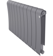 Радиатор биметаллический Royal Thermo Infinity 500 10 секций, silver satin